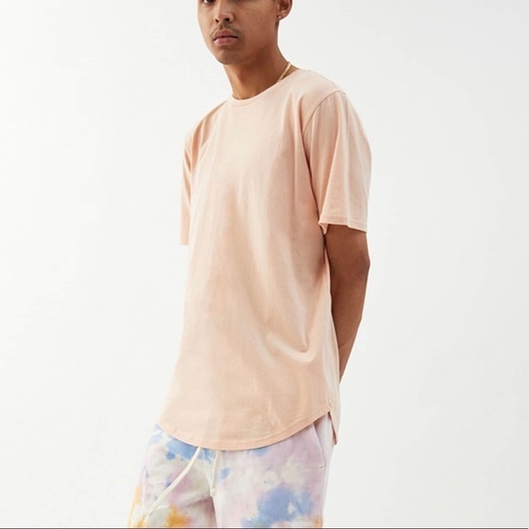 Pacsun Basics Scallop Hem Tee - S - Picture 1 of 2
